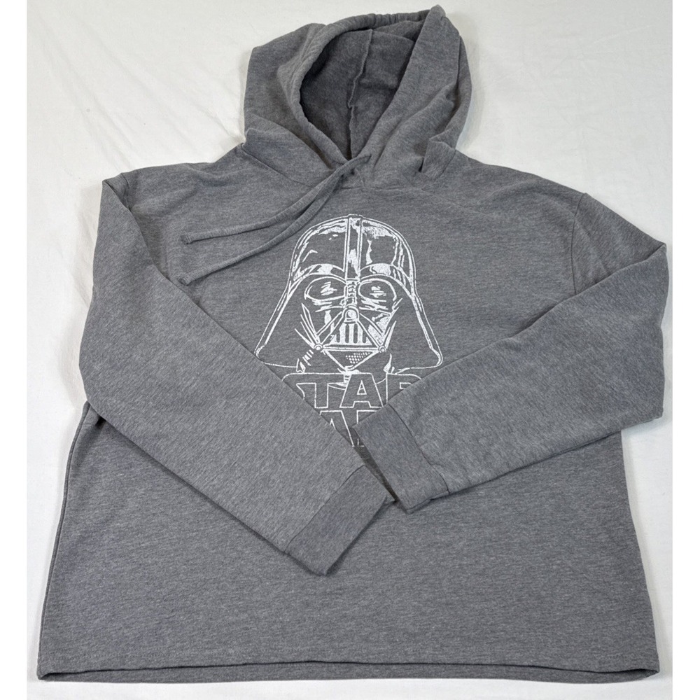 Star Wars Darth Vader Graphic Hoodie XL Gray Fleece